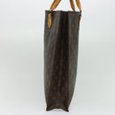 LOUIS VUITTON Monogram Sac Plat Hand Bag M51140 LV Auth sw1208-4