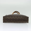 LOUIS VUITTON Monogram Sac Plat Hand Bag M51140 LV Auth sw1208-5