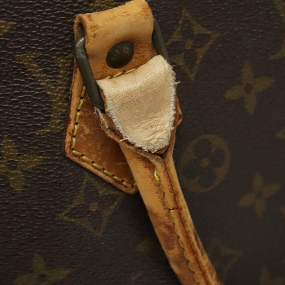 LOUIS VUITTON Monogram Sac Plat Hand Bag M51140 LV Auth sw1209