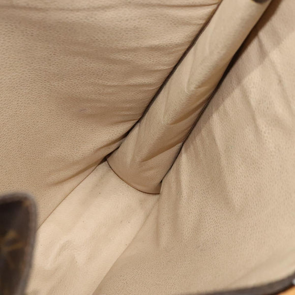 LOUIS VUITTON Monogram Sac Plat Hand Bag M51140 LV Auth sw1209