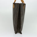 LOUIS VUITTON Monogram Sac Plat Hand Bag M51140 LV Auth sw1209-4