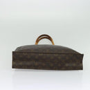LOUIS VUITTON Monogram Sac Plat Hand Bag M51140 LV Auth sw1209-5