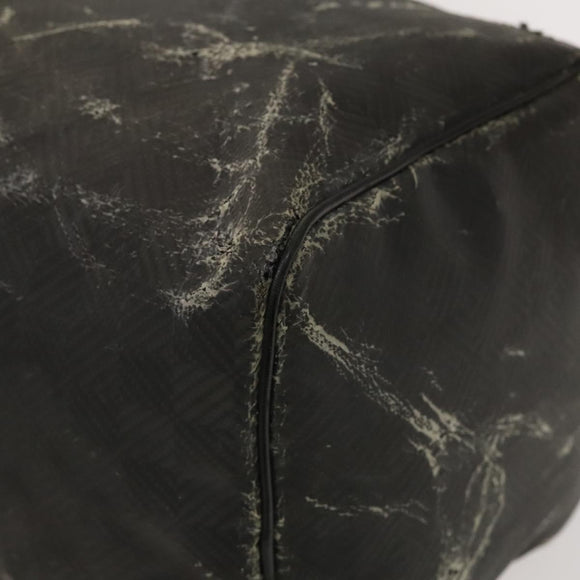 LOUIS VUITTON Damier Carbon Keepall 45 Boston Bag Black N41415 LV Auth sw1210