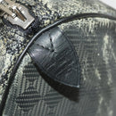 LOUIS VUITTON Damier Carbon Keepall 45 Boston Bag Black N41415 LV Auth sw1210-22