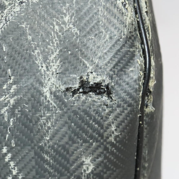 LOUIS VUITTON Damier Carbon Keepall 45 Boston Bag Black N41415 LV Auth sw1210