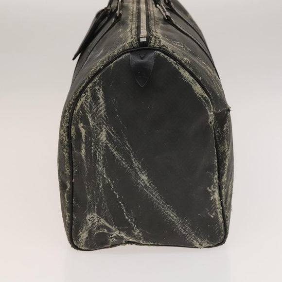 LOUIS VUITTON Damier Carbon Keepall 45 Boston Bag Black N41415 LV Auth sw1210