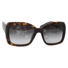 CHANEL Sunglasses Plastic Brown CC Auth sw1211