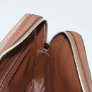 GUCCI Clutch Bag Leather Brown Silver 337083 Auth sw1217-19