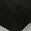 Christian Dior Maris Pearl Hand Bag Nylon Black Silver Auth sw1224-14