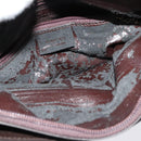 GUCCI Shoulder Bag Leather Brown Silver Auth sw1226-10