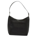 GUCCI Shoulder Bag Leather Brown Silver Auth sw1226-2