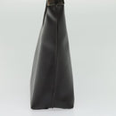 GUCCI Shoulder Bag Leather Brown Silver Auth sw1226-3