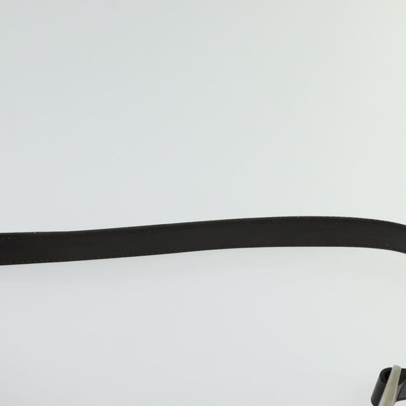 GUCCI Shoulder Bag Leather Brown Silver Auth sw1226