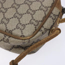 GUCCI GG Plus Supreme Shoulder Bag PVC Beige Auth sw1228-13