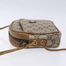 GUCCI GG Plus Supreme Shoulder Bag PVC Beige Auth sw1228-5