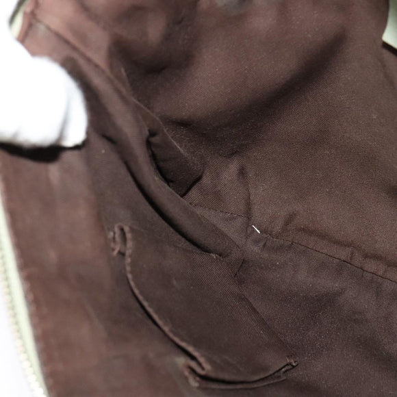 GUCCI GG Canvas Shoulder Bag Beige Gold 203257 Auth sw1229