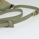 GUCCI GG Canvas Shoulder Bag Beige Gold 203257 Auth sw1229-7