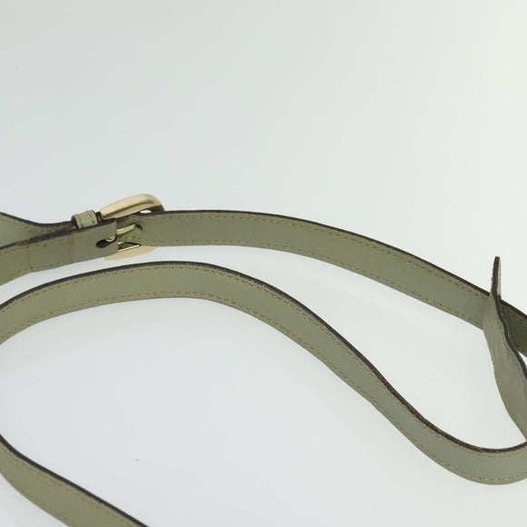 GUCCI GG Canvas Shoulder Bag Beige Gold 203257 Auth sw1229