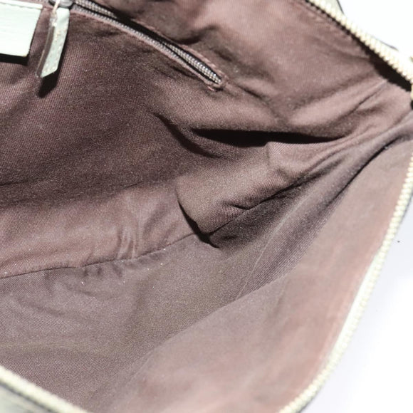 GUCCI GG Canvas Shoulder Bag Beige Gold 203257 Auth sw1229