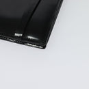 GUCCI Shoulder Bag Patent leather Black Silver Auth sw1231-18