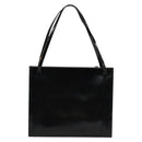 GUCCI Shoulder Bag Patent leather Black Silver Auth sw1231-2