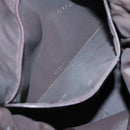 GUCCI Bamboo Hand Bag Nylon 2way Khaki Silver 001 1577 2123 Auth sw1236-11