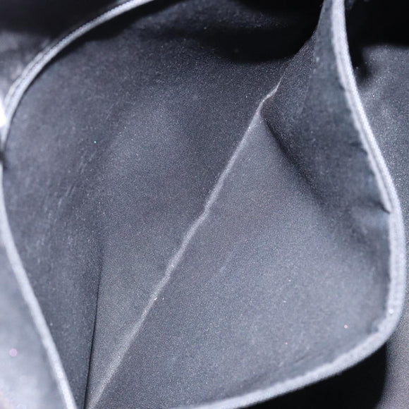 GUCCI GG Canvas Shoulder Bag Black Silver 272380 Auth sw1237