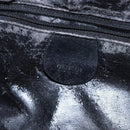 GUCCI Bamboo Hand Bag Suede Black Gold 001 1638 2615 Auth sw1241-14