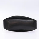 GUCCI Bamboo Hand Bag Suede Black Gold 001 1638 2615 Auth sw1241-9