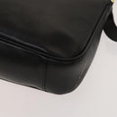 GUCCI Bamboo Hand Bag Leather 2way Black Gold 001 1638 Auth sw1242-16