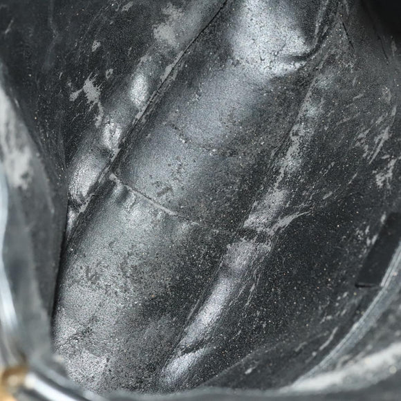 GUCCI Bamboo Hand Bag Leather 2way Black Gold 001 1638 Auth sw1242