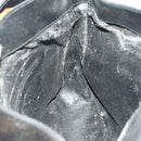 GUCCI Bamboo Hand Bag Leather 2way Black Gold 001 1638 Auth sw1242-21