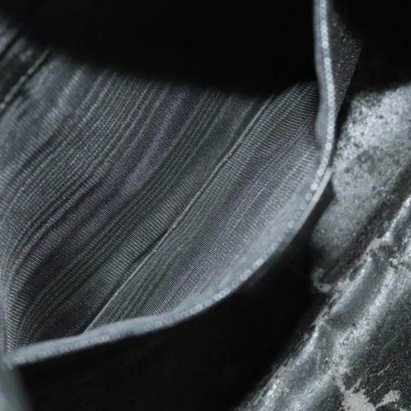 GUCCI Bamboo Hand Bag Leather 2way Black Gold 001 1638 Auth sw1242