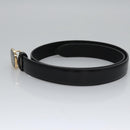 GUCCI Belt Leather 42.1"""" Black 547754 Auth sw125-4