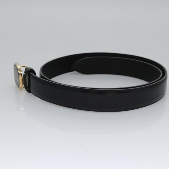 GUCCI Belt Leather 42.1"""" Black 547754 Auth sw125