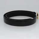 GUCCI Belt Leather 42.1"""" Black 547754 Auth sw125-5