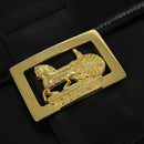 CELINE Hand Bag Leather 2way Black Gold Auth sw1250-19