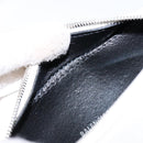 BALENCIAGA Shoulder Bag Leather White Silver Auth sw1264-10