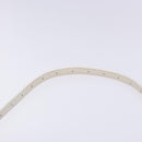 BALENCIAGA Shoulder Bag Leather White Silver Auth sw1264-14