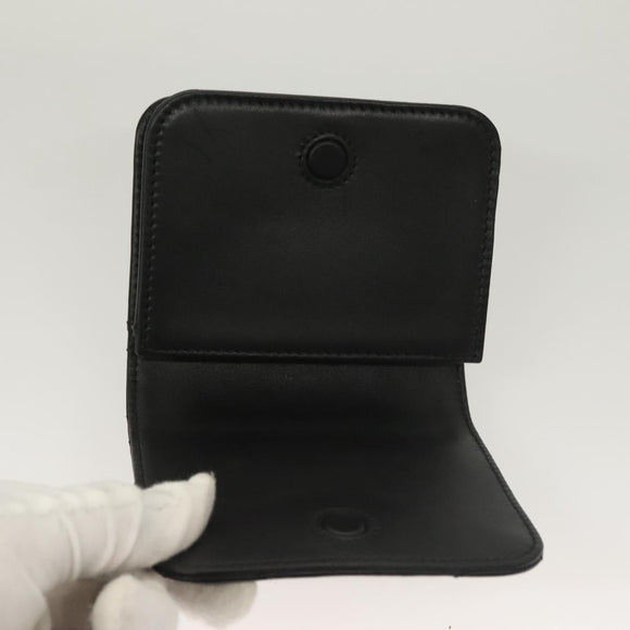 GUCCI Waist Pouch Leather Black Gold 488417 0416 Auth sw1265