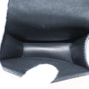 GUCCI Waist Pouch Leather Black Gold 488417 0416 Auth sw1265-16