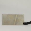 PRADA Vanity Pouch Nylon Black Silver Auth sw1276-23