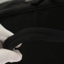 PRADA Vanity Pouch Nylon Black Silver Auth sw1276-7