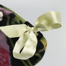 VALENTINO Hand Bag Suede Green Auth sw1277-10