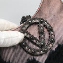 VALENTINO Hand Bag Suede Green Auth sw1277-11