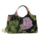 VALENTINO Hand Bag Suede Green Auth sw1277-2