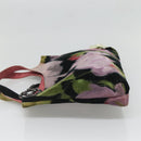 VALENTINO Hand Bag Suede Green Auth sw1277-3