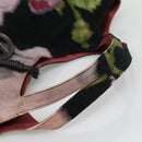 VALENTINO Hand Bag Suede Green Auth sw1277-7