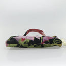 VALENTINO Hand Bag Suede Green Auth sw1277-5