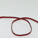 Salvatore Ferragamo Shoulder wallet Leather Red Gold Auth sw1278-15